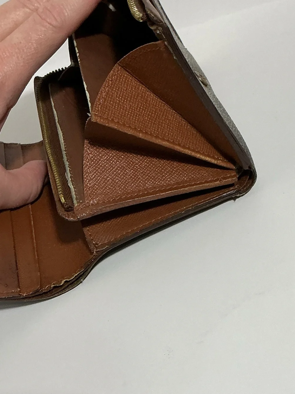 Louis Vuitton Monogram Porte Monnaie Billets Tresor‎ Wallet Vintage COA